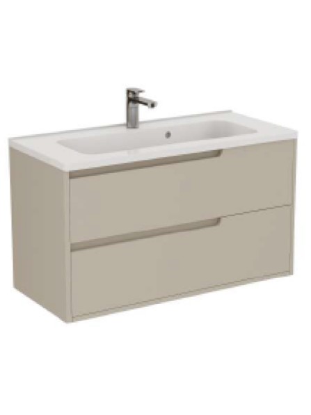 Подвесная тумба Андалусия в комплекте с раковиной Selina (700 мм)